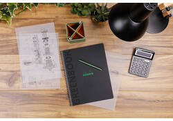 Notitieboek Rhodia Greenbook recycled A5+ lijn 160 pagina's 90gr sc