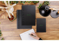 Notitieboek Rhodia Greenbook recycled A5+ lijn 160 pagina's 90gr sc