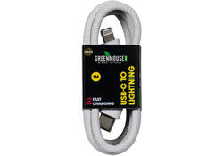 Kabel Green Mouse USB-C to Lightning data Woven - 1m