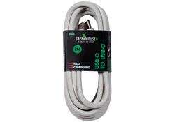 Kabel Green Mouse USB-C to USB-C data Woven 2m