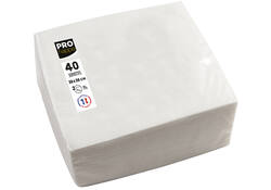 Servet Pronappe 1/4 vouw 2-laags 380x380mm 40 vel wit