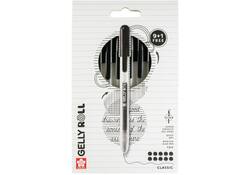Gelschrijver Sakura Gelly Roll Classic 08 klikfunctie set à 10 stuks zwart
