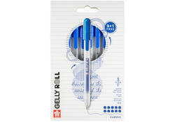 Gelschrijver Sakura Gelly Roll Classic 08 klikfunctie set à 10 stuks blauw