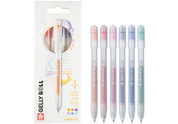 Gelschrijver Sakura Gelly Roll Stardust 08 klikfunctie set à 6 kleuren
