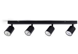 Plafondspot Integral Siena 4 spot IP20 GU10 zwart