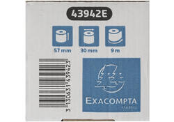Telrol Exacompta 57mmx9m kern Ø12mm SafeContact thermisch