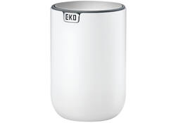 Afvalbak EKO Fandy 2 tafelmodel met swingdeksel 1,5 liter wit