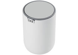 Afvalbak EKO Fandy 2 tafelmodel met swingdeksel 2,2 liter wit