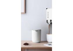 Afvalbak EKO Fandy 2 tafelmodel met swingdeksel 2,2 liter wit