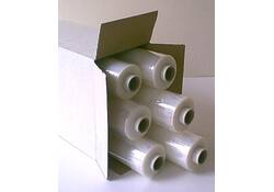 Wikkelfolie IEZZY 500mmx300m 17mu 100% recycled (PCR) transparant