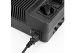 Kabel ACT Netsnoer CEE 7/7 male - C13 zwart 3 meter