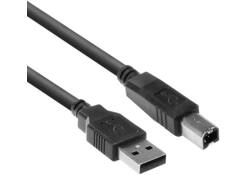 Kabel ACT USB 2.0 A male - USB B male 5 meter