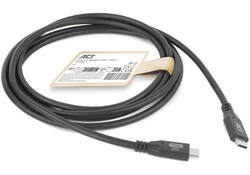 Kabel ACT USB-C 3.2 GEN.2 M/M zwart 2 meter