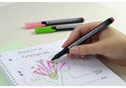 Fineliner Pentel Pointliner S40-A fijn zwart
