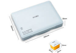 Gouache HIMI 24 kleuren 30gr opbergbox ice blue