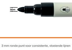 Whiteboardmarker Nobo ronde punt 3mm zwart