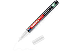 Paintmarker edding 791 op alcoholbasis 1-2mm wit