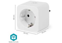 Slimme stekker Nedis Smartlife Wifi 3 stuks wit