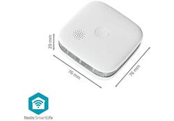 Rookmelder Nedis Smartlife Wifi 10 jaar sensor wit