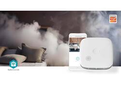 Rookmelder Nedis Smartlife Wifi 10 jaar sensor wit