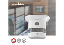 Rookmelder Nedis Smartlife Zigbee 3.0 Wifi 10 jaar sensor wit