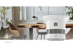 Rookmelder Nedis Smartlife Zigbee 3.0 Wifi 10 jaar sensor wit