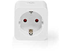 Slimme stekker Nedis Smartlife Wifi enkel wit