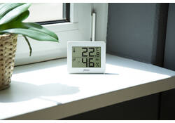 Thermometer hygrometer Alecto WS-55 wit - zilver