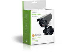 Dummy beveiligingscamera Nedis bullet solar buiten grijs