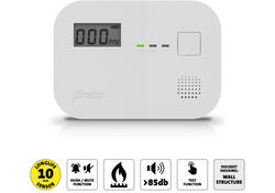 Koolmonoxidemelder Alecto 10 jaar sensor en display COA3910 wit
