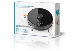 Robotstofzuiger Nedis Smartlife wifi laser 3-in-1 zwart