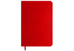 Notitieboek de KEMPEN Poppy 110x160mm blanco 160 pagina's 90gr rood