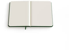 Notitieboek de KEMPEN Poppy 110x160mm blanco 160 pagina's 90gr rood