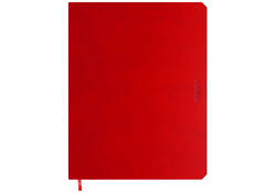 Notitieboek de KEMPEN Poppy 171x220mm lijn 192 pagina's 90gr rood
