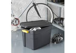 Opbergbox Bankers Box 60L met handgrepen robuust zwart