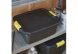 Opbergbox Bankers Box 24 liter met handgrepen robuust zwart