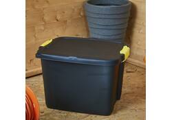 Opbergbox Bankers Box 42 liter met handgrepen robuust zwart