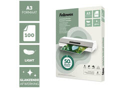 Lamineerhoes Fellowes A3 light 50% gerecycled glans 100stuks