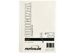Envelop Papicolor C6 114x162mm anjerwit