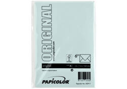 Envelop Papicolor C6 114x162mm zeegroen
