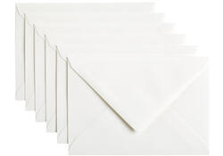 Envelop Papicolor C6 114x162mm hagelwit