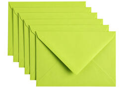 Envelop Papicolor C6 114x162mm appelgroen