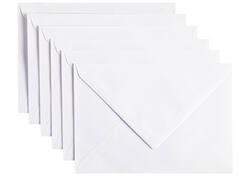 Envelop Papicolor C6 114x162mm kraft wit