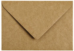 Envelop Papicolor C6 114x162mm kraft bruin