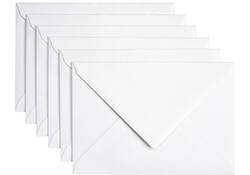 Envelop Papicolor C6 114x162mm metallic parelwit