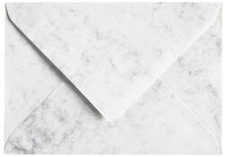 Envelop Papicolor C6 114x162mm marble grijs
