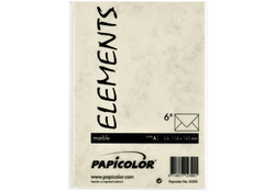 Envelop Papicolor C6 114x162mm marble ivoor