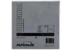 Envelop Papicolor 140x140mm ravenzwart