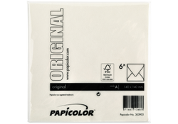 Envelop Papicolor 140x140mm anjerwit