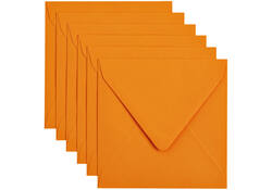 Envelop Papicolor 140x140mm oranje